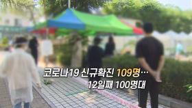 [영상구성] 코로나19 신규확진 109명…12일째 100명대