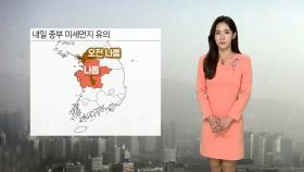 [날씨] 중서부 미세먼지 '나쁨'…내일 큰 일교차 유의