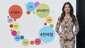 [날씨트리] 밤사이 남부 비…황사 영향 더해져, 내일 공기질 '나쁨'