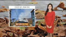[날씨] 전국 대기 건조·화재 사고 유의…주말 전국 맑음