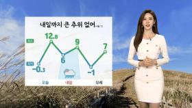 [날씨] 추위 주춤, 내일 전국 비…동해안 너울성 파도