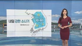 [날씨] 곳곳 요란한 소나기…벼락·돌풍·우박 주의