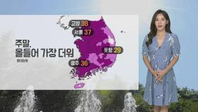 [날씨] 주말 폭염 계속…서울 37도, 올들어 가장 더워