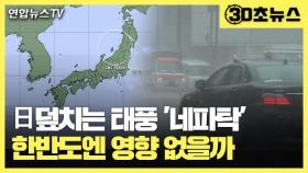 [30초뉴스] 일본 덮치는 태풍 '네파탁'…한반도엔 영향 없을까