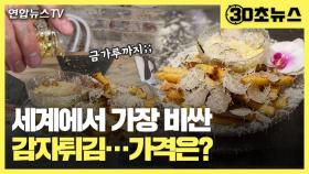 [30초뉴스] 감자튀김 한 접시 23만 원 '기네스북'…두 달 기다려야 맛본다