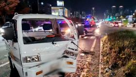 인천서 중앙분리대 추돌 뒤 승용차에 받힌 트럭…1명 사망