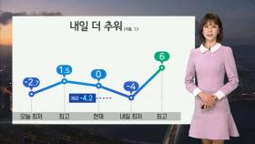 [날씨] 내일 오늘보다 더 추워…서울 최저 영하 4도