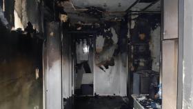 부산 반여동 아파트서 불…인명피해 없어