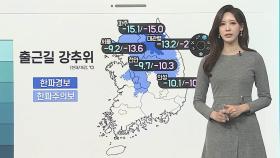 [날씨클릭] 내륙 다시 한파특보…오후 중부 곳곳 눈