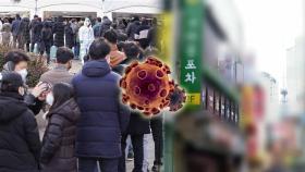'역대 최다' 8천 명대 확진…집단감염 잇따라