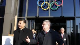 시진핑, 바흐 IOC위원장 회동…