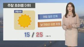 [날씨] 주말 초여름 더위…내륙 곳곳 요란한 소나기