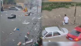 '냉장고도 날아가'…중국 중부 이번엔 강풍·폭우 피해