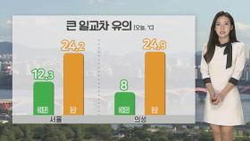 [날씨] 주말 큰 일교차 유의…당분간 완연한 가을 날씨