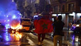 기적같은 승리에…타지서 폭도로 변한 모로코 축구팬들