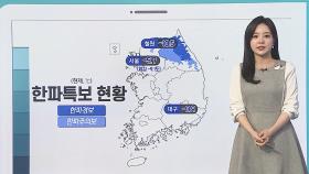 [날씨클릭] 오늘 아침 영하권 강추위…체감온도 영하 10도 안팎