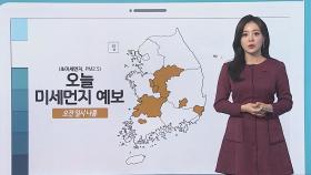 [날씨클릭] 오늘도 추위 주춤, 곳곳 먼지 말썽…동쪽 대기 건조