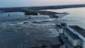 우크라 남부 대형댐 터져…홍수·원전손상 등 민간인 재앙 우려