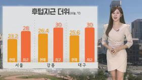 [날씨] 한낮 막바지 늦더위…오후 중북부 비 조금