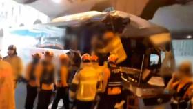 인천 지하차도서 버스-덤프트럭 추돌사고…28명 부상