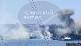 우크라, 사흘 연속 크림반도 공격…러 흑해함대 본부에 미사일