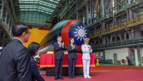 대만, 첫 자국산 잠수함 진수…중국 