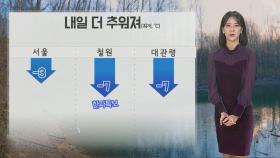 [날씨] 내일 더 추워져…일부 강원·경북 '한파특보'