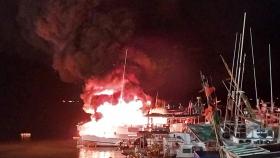경남 사천 삼천포항 선박에서 불…인명피해 없음