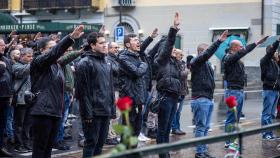 이탈리아 독재자 무솔리니 추도식에서 '파시스트 경례' 논란