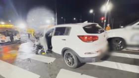 경기 오산서 신호위반 차량 택시 추돌…2명 사망