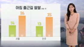 [날씨] 내일 아침 쌀쌀, 한낮 더위…동쪽 강풍 주의