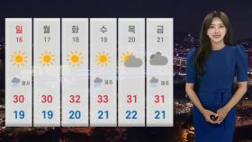[날씨] 주말 비 소식…폭염주의보 모두 해제, 서울 27도