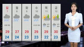 [날씨] 주말 전국 곳곳 장맛비…남부·제주 중심 무더위