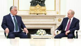 'EU 의장국' 헝가리 총리, 푸틴 만나 휴전중재자 자임