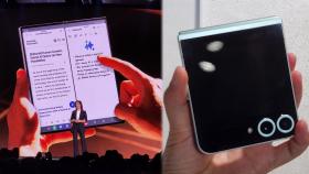 '폰 접어서 실시간 통역'…삼성, 첫 AI 폴더블폰 공개