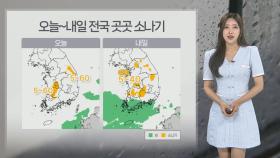 [날씨] 내일 제주·남해안 장마 시작…전국 곳곳 강한 소나기 주의
