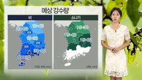 [날씨] 내일 제주·남해안 호우…무더위 속 곳곳 소나기