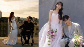 [센터연예] 박위·송지은 백년가약…공개 열애 1년 만에 부부로