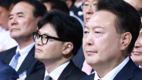 윤 대통령­한동훈, 재보선 후 독대…정국현안 논의