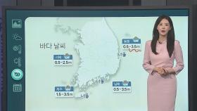 [날씨클릭] 전국 하늘 종일 흐려…높은 파도·너울 유의