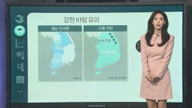 [날씨클릭] 중부 중심 산발적 비…낮부터 급격히 기온 떨어져