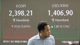 코스피·코스닥 동반 하락…삼성전자는 '5만전자' 회복