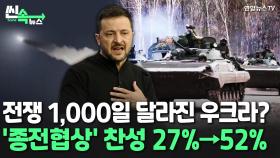 [씬속뉴스] 우크라 국민들 지쳤나…절반 이상 '종전협상' 원해｜갤럽 조사 결과 52% 