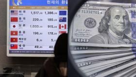 1분기 환율 1,450원…외환위기 후 최고 수준
