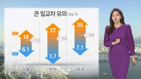 [날씨] 전국 맑고 포근한 봄 날씨…동쪽 대기 건조, 불조심