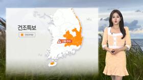 [날씨] 충청 이남 산불 위기경보 '심각'…화재 주의