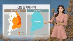 [날씨] 하늘 맑고 큰 일교차…대기 건조·강풍에 화재 위험