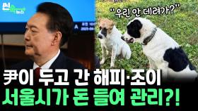 [씬속뉴스] 받아온 사람 따로 관리하는 사람 따로…尹이 두고간 '투르크 국견' 논란