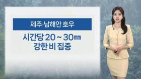 [날씨] 오늘 전국 또다시 비…제주·남해안 호우