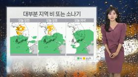 [날씨] 남해안·제주 호우…중부 내륙 한때 요란한 소나기